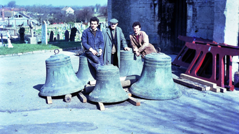 1965 Bells Outside Tower 6736
